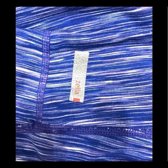 ZELLA LIVE IN PURPLE/BLUE HEATHER LEGGINGS M - Picture 5 of 5